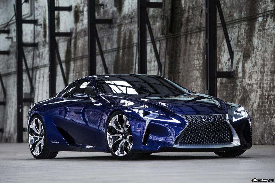 Инновационный гибрид Lexus LF-LC Blue