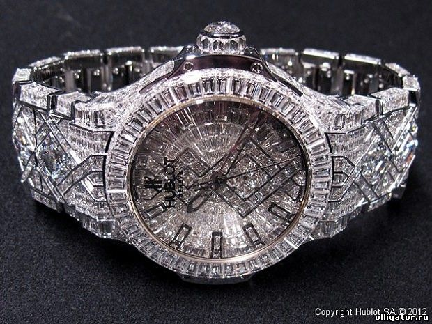 Бриллиантовые часы Hublot стоимостью $5000000