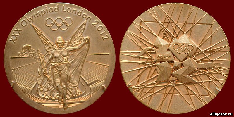 Сколько золота в медалях Олимпиады 2012 - фото