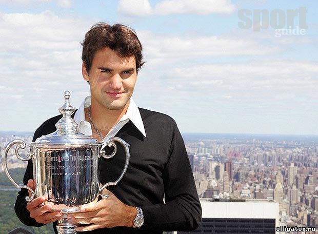 Роджер Федерер -самые высокооплачиваемые спортсмены