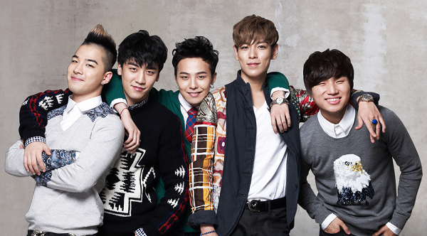Мужская южно-корейская музыкальная группа Big Bang