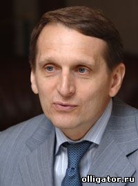 Сергей Нарышкин - самые влиятельные политики в мае 2010 года